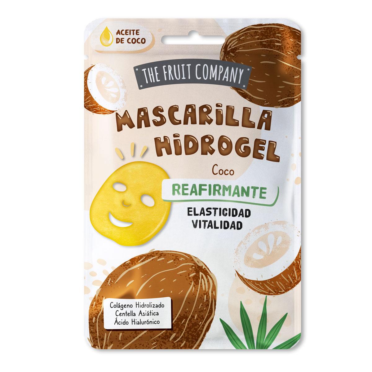 The Fruit Company Mascarilla Facial Hidrogel Reafrimante Coco 31gr