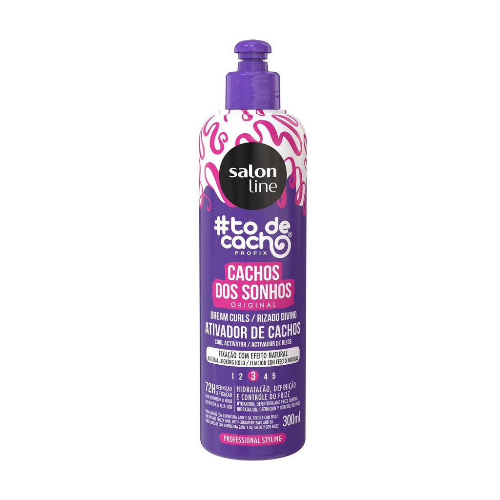 Salon Line To de Cacho Activador de Rizos Cachos dos Sonhos 300ml