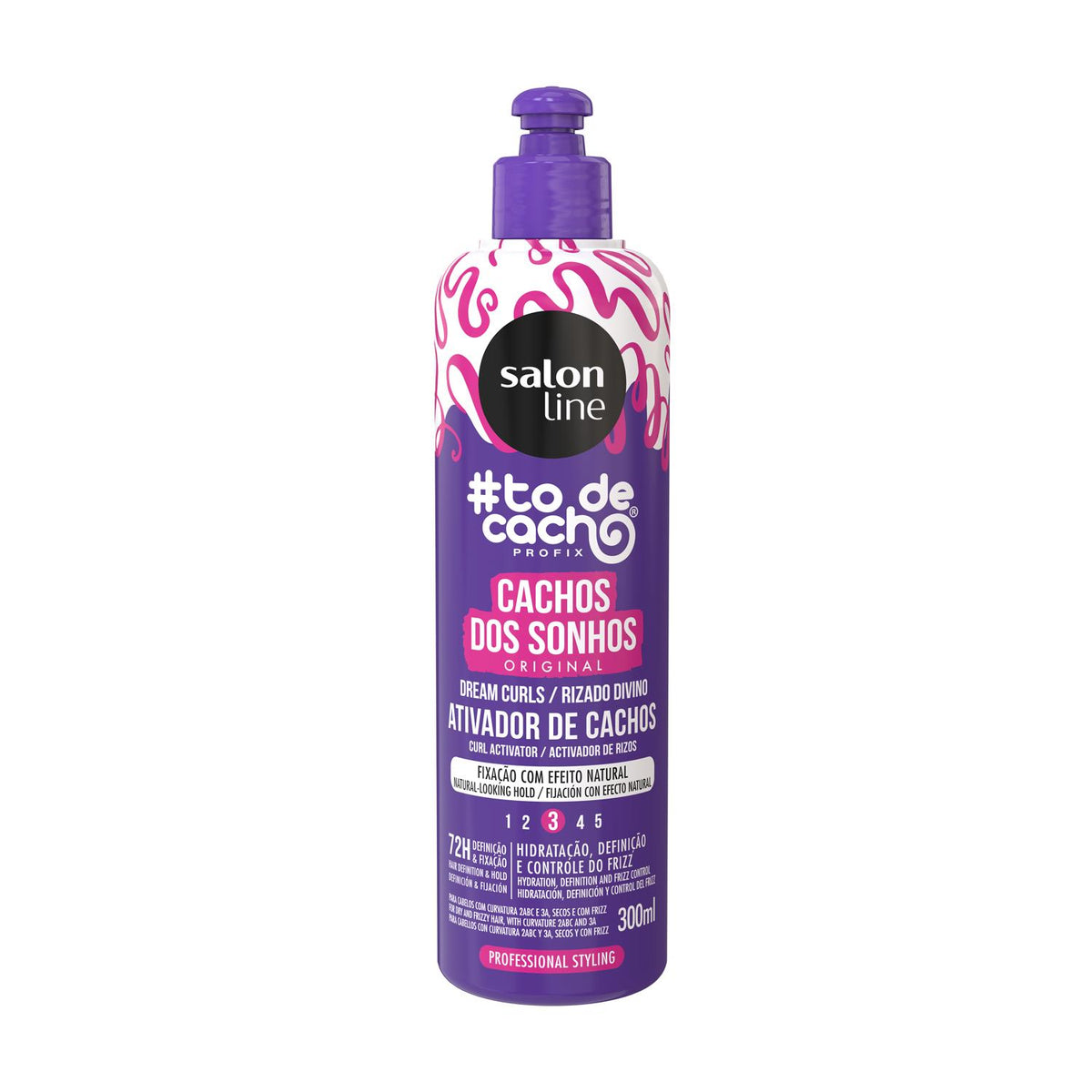 Salon Line To de Cacho Activador de Rizos Cachos dos Sonhos 300ml