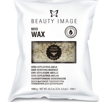 Beauty Image Cera Perlas Extra Calidad Cera de Abeja 1Kg - Blanca