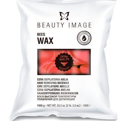 Beauty Image Cera Disco Extra Calidad Cera de Abeja 1Kg - Roja