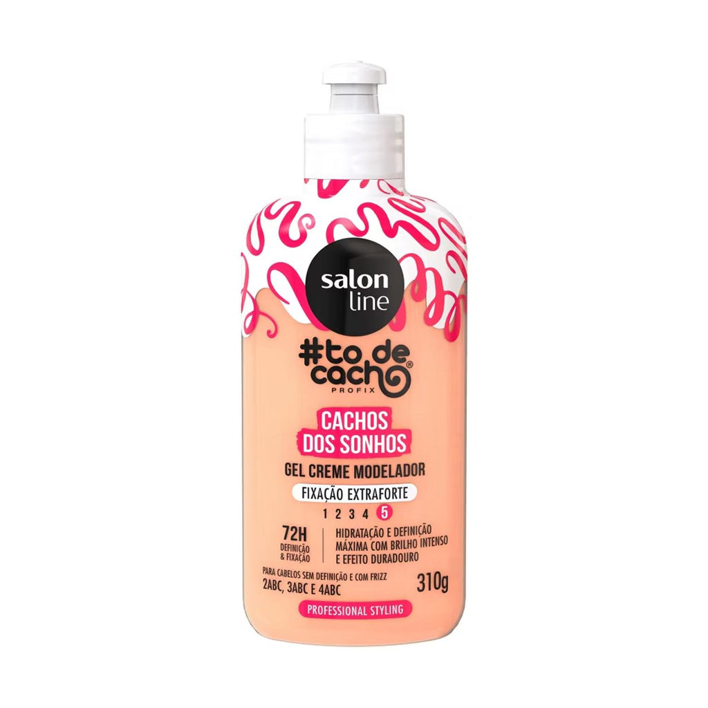 Salon Line To de Cacho Gel en Crema Fijacion extra fuerte 310g