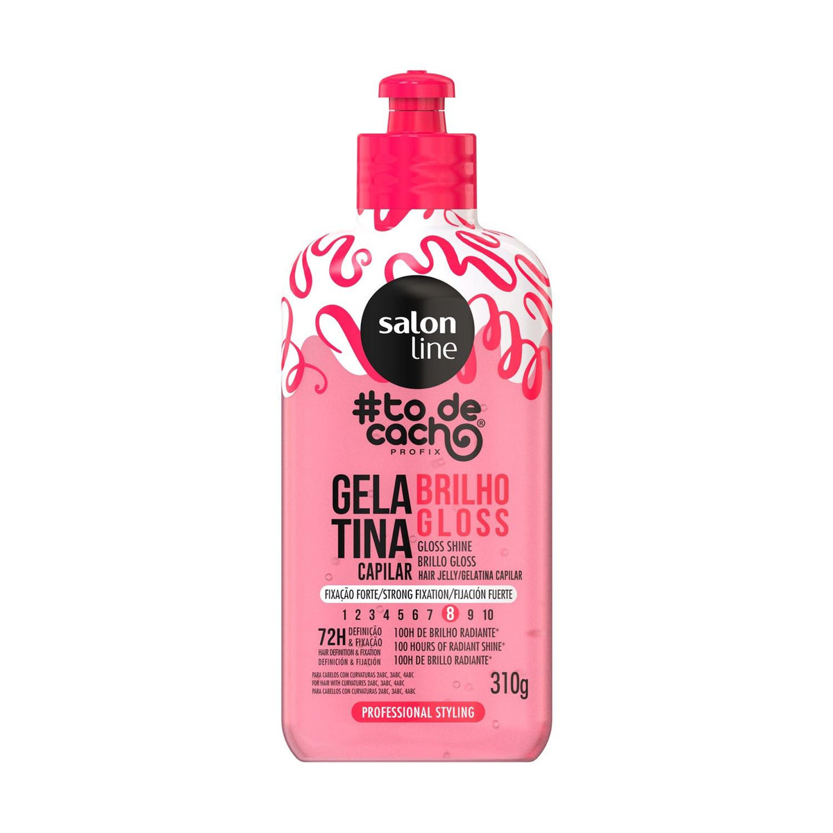 Salon Line To de Cacho Gel en Crema Fijacion extra fuerte 310g