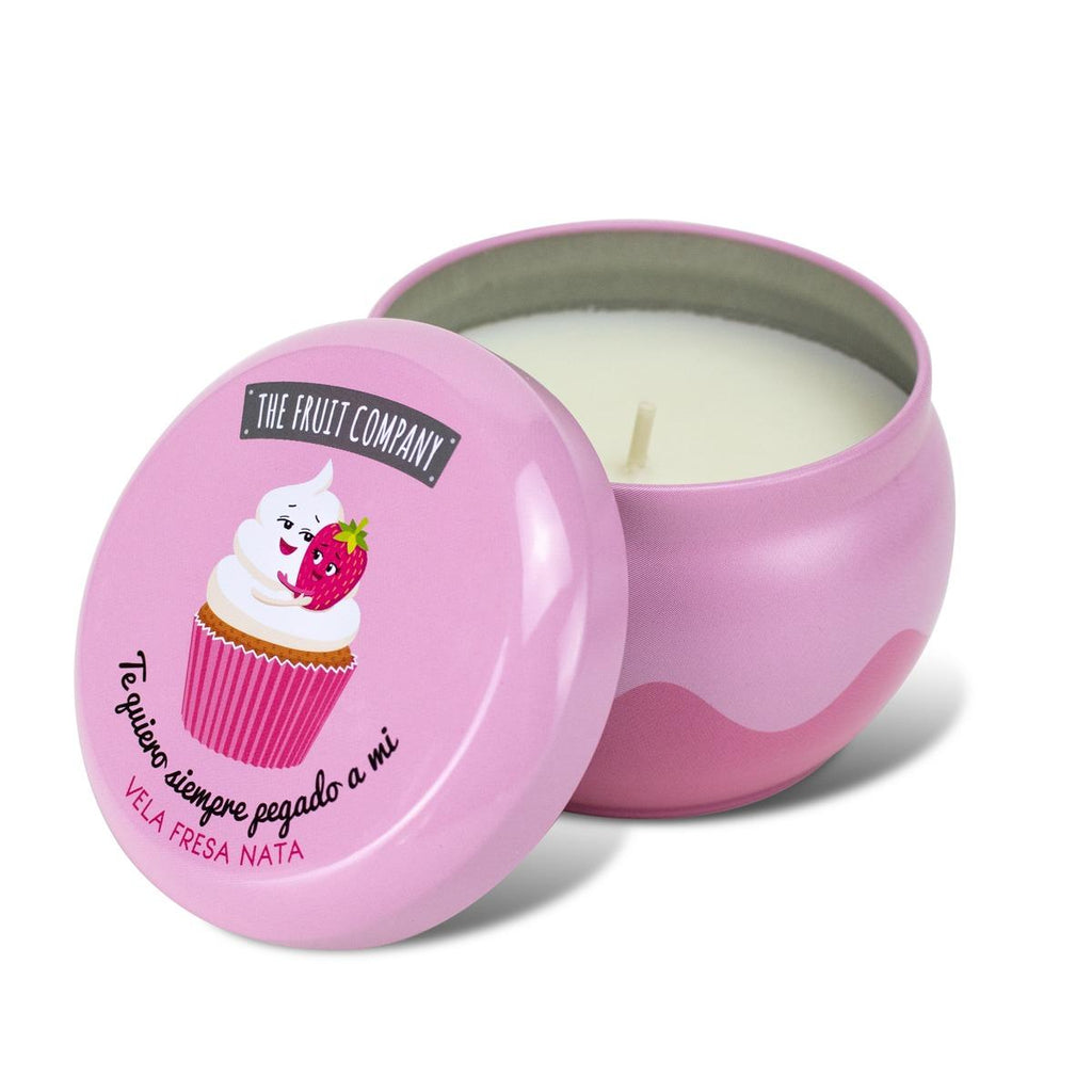 The Fruit Company Vela Perfumada Fresa Nata 50gr