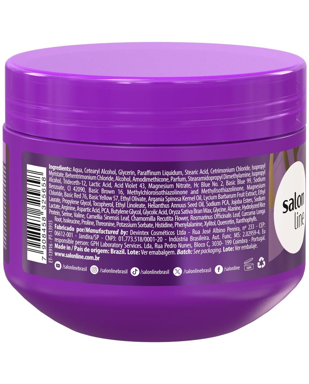 Salon Line Meu Liso Mascara Matizadora 300ml