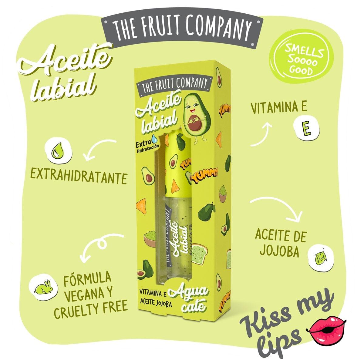 The Fruit Company Aceite Labial Aguacate 3,6ml