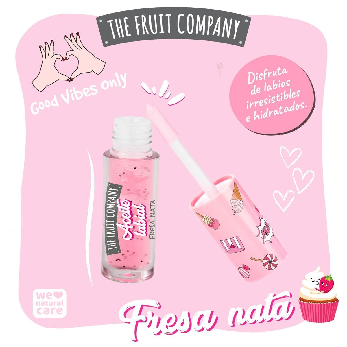 The Fruit Company Aceite Labial Fresa Nata 3,6ml