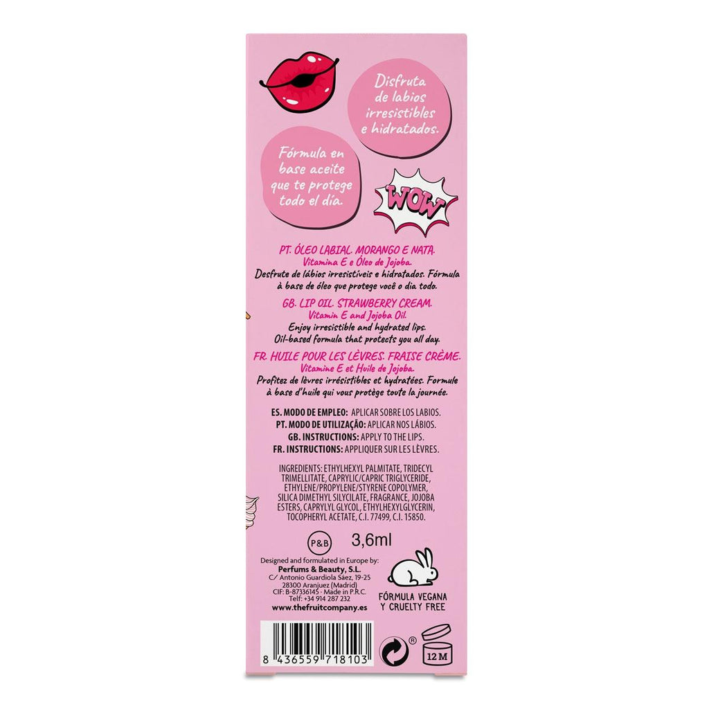 The Fruit Company Aceite Labial Fresa Nata 3,6ml
