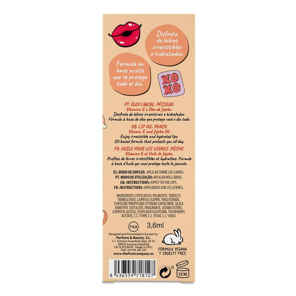 The Fruit Company Aceite Labial Melocoton 3,6ml