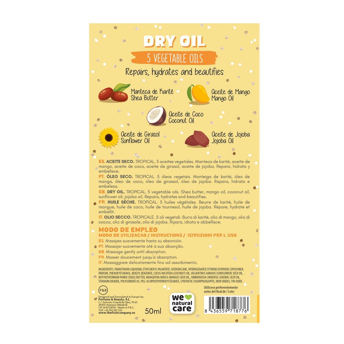 The Fruit Company Aceite Seco Tropical 50ml