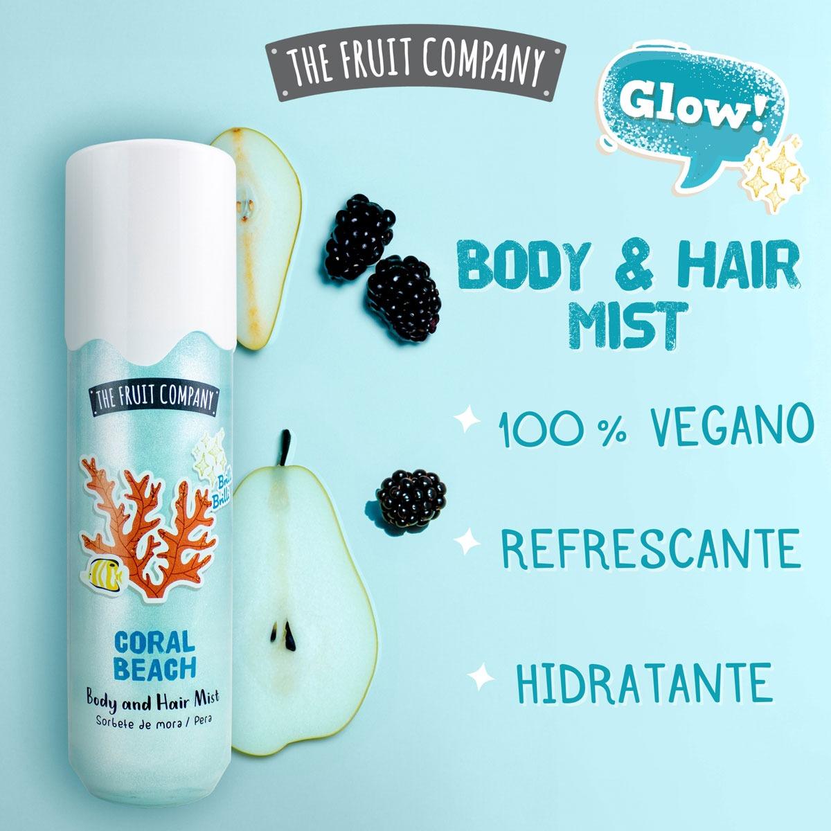 The Fruit Company Body And Hair Mist Coral Beach 200ml