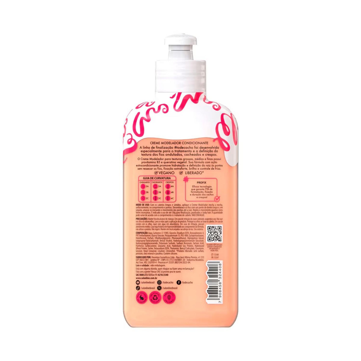 Salon Line To de Cacho Gel en Crema Fijacion extra fuerte 310g