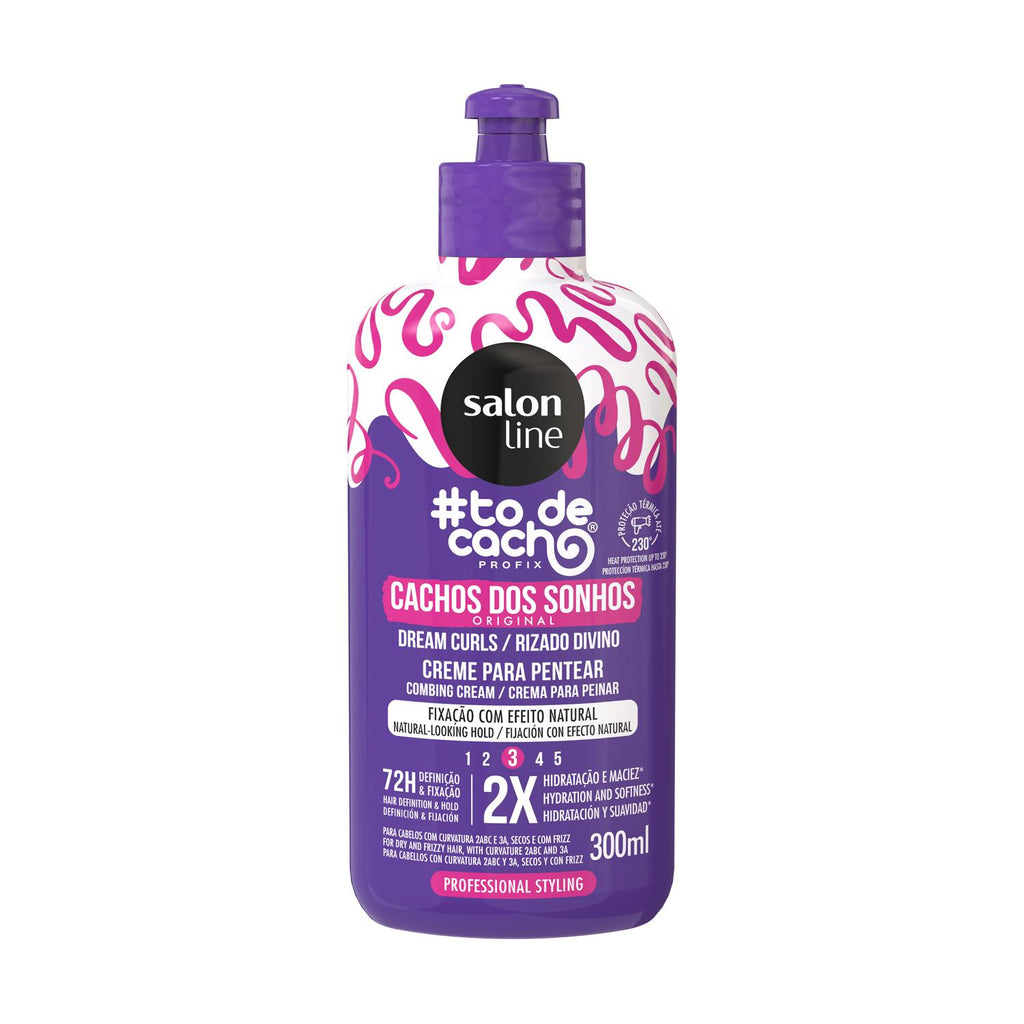 Salon Line To de Cacho Crema de Peinar Cachos dos Sonhos 300ml