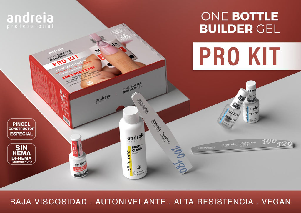Andreia One Bottle builder gel Pro Kit