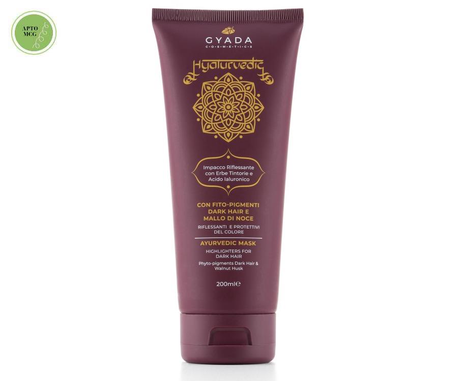 Gyada Cabello Hyalurvedic Impacco Ayurvedico Riflessante Dark Hair 200ml
