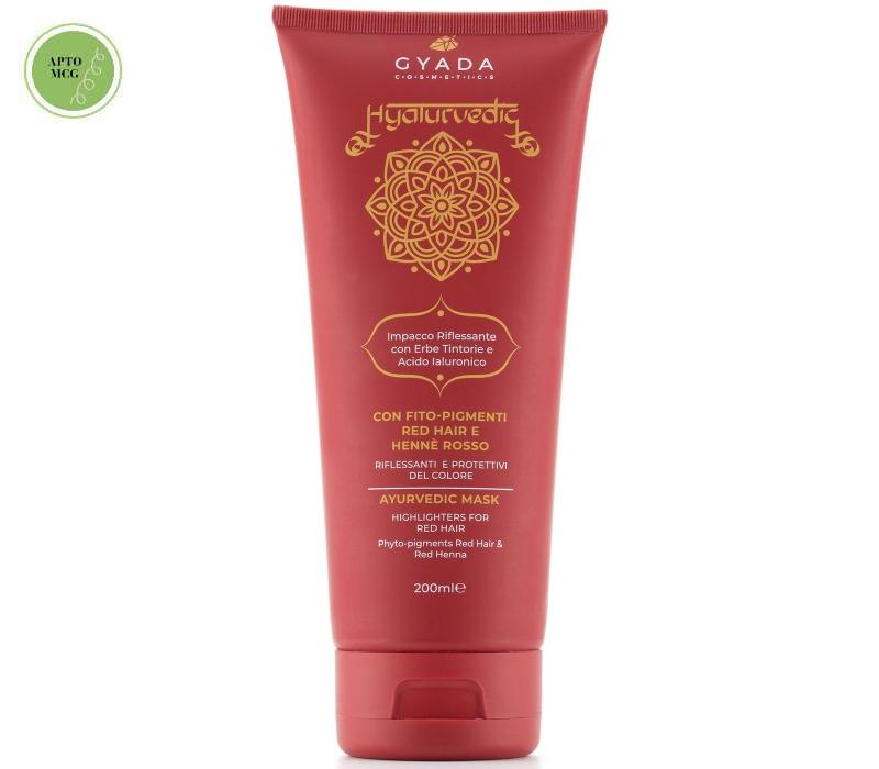 Gyada Cabello Hyalurvedic Impacco Ayurvedico Riflessante Red Hair 200ml
