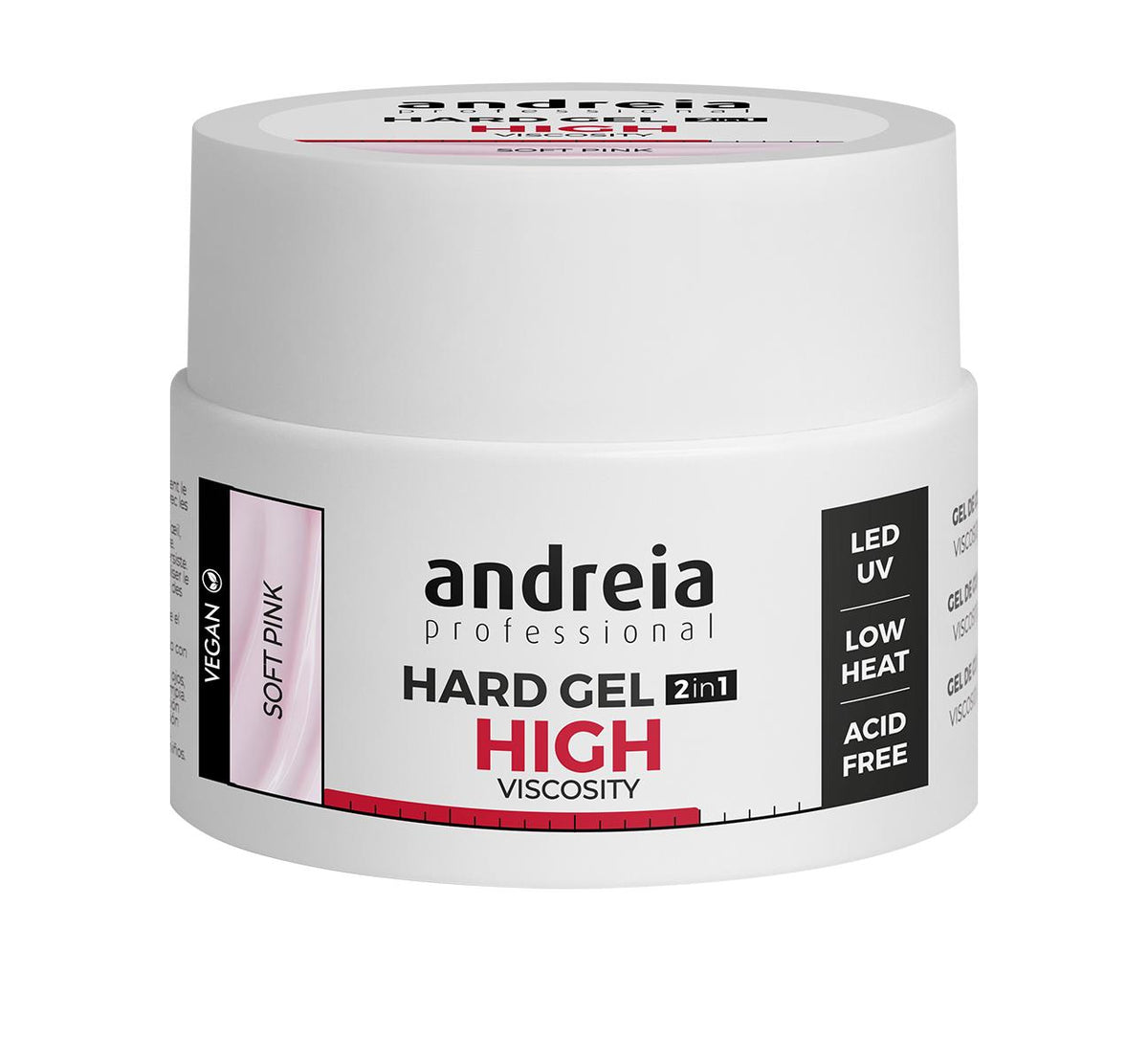 Andreia Professional Hard Gel 44gr - Soft Pink