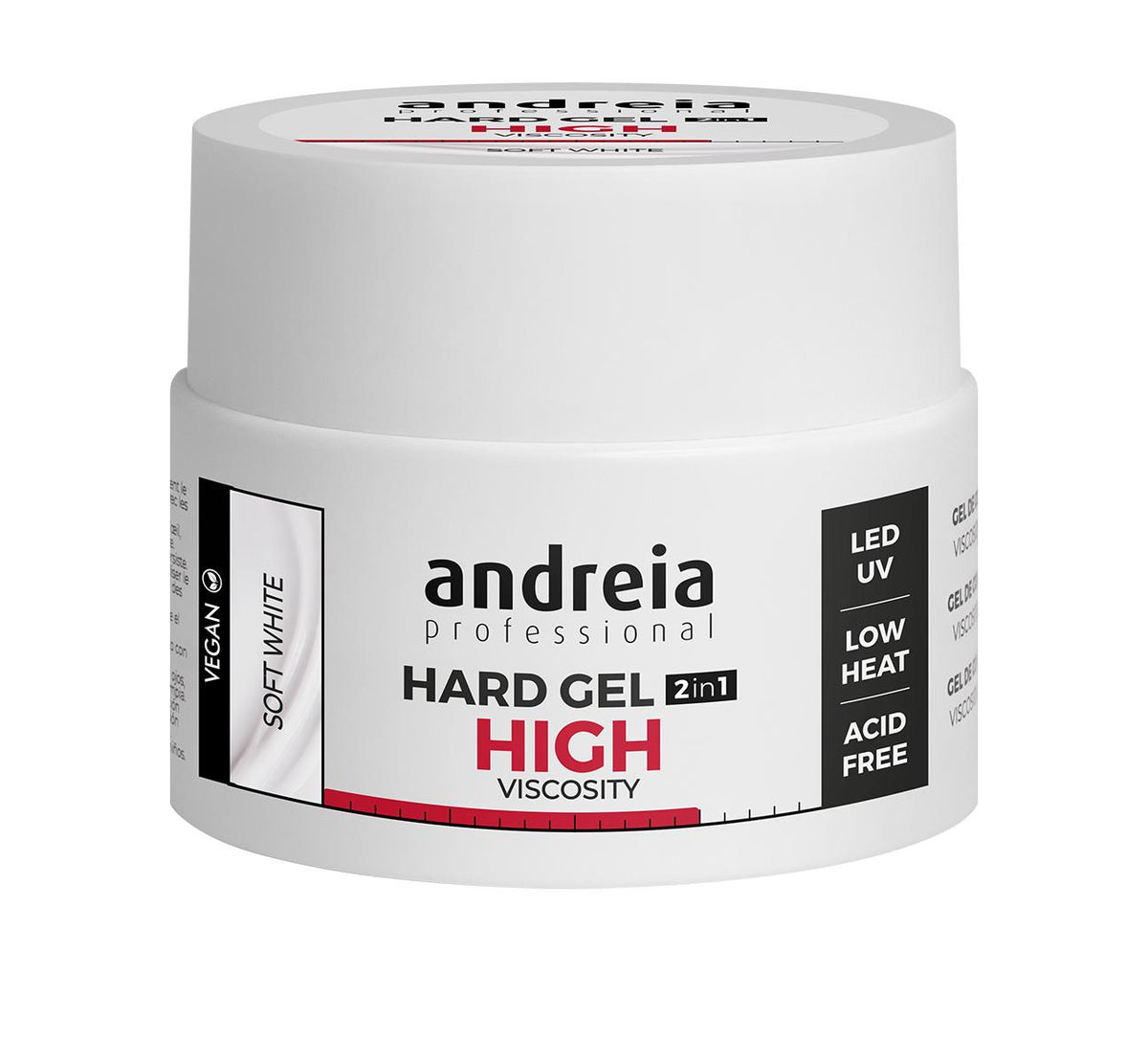 Andreia Professional Hard Gel 44gr - Soft White
