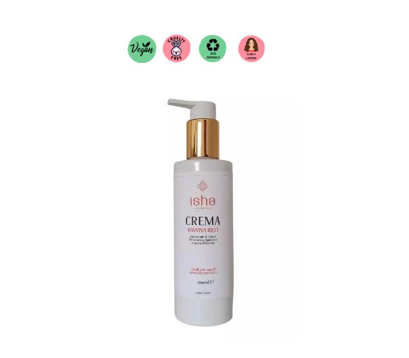 Isha Cosmetics Crema Ravviva Ricci Semi Di Lino 200ml