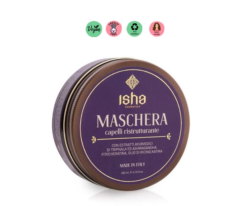 Isha Cosmetics Maschera Capelli Ristrutturante 200ml