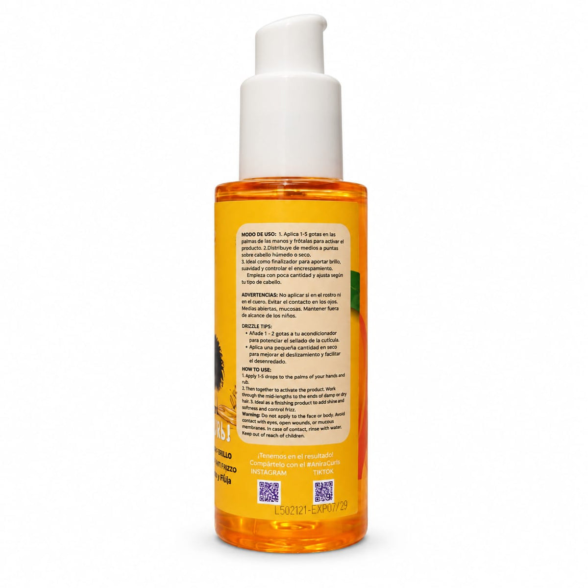 Anira Curls Mango Drizzle Gloss Oil 50ml