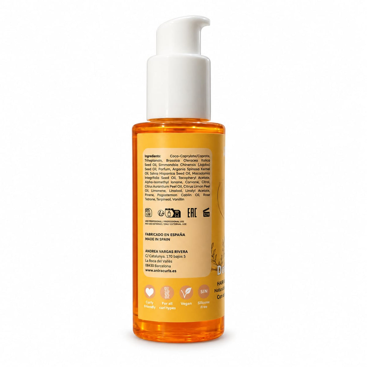 Anira Curls Mango Drizzle Gloss Oil 50ml