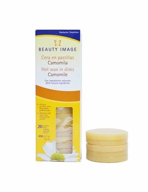 Beauty Image Cera Depilatoria En Discos Manzanilla 400gr