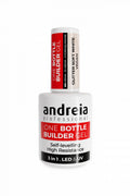 Andreia Professional One Bottle Builder Gel  - Gel de Construcción 3 en 1 - 14ml - Glitter Soft White