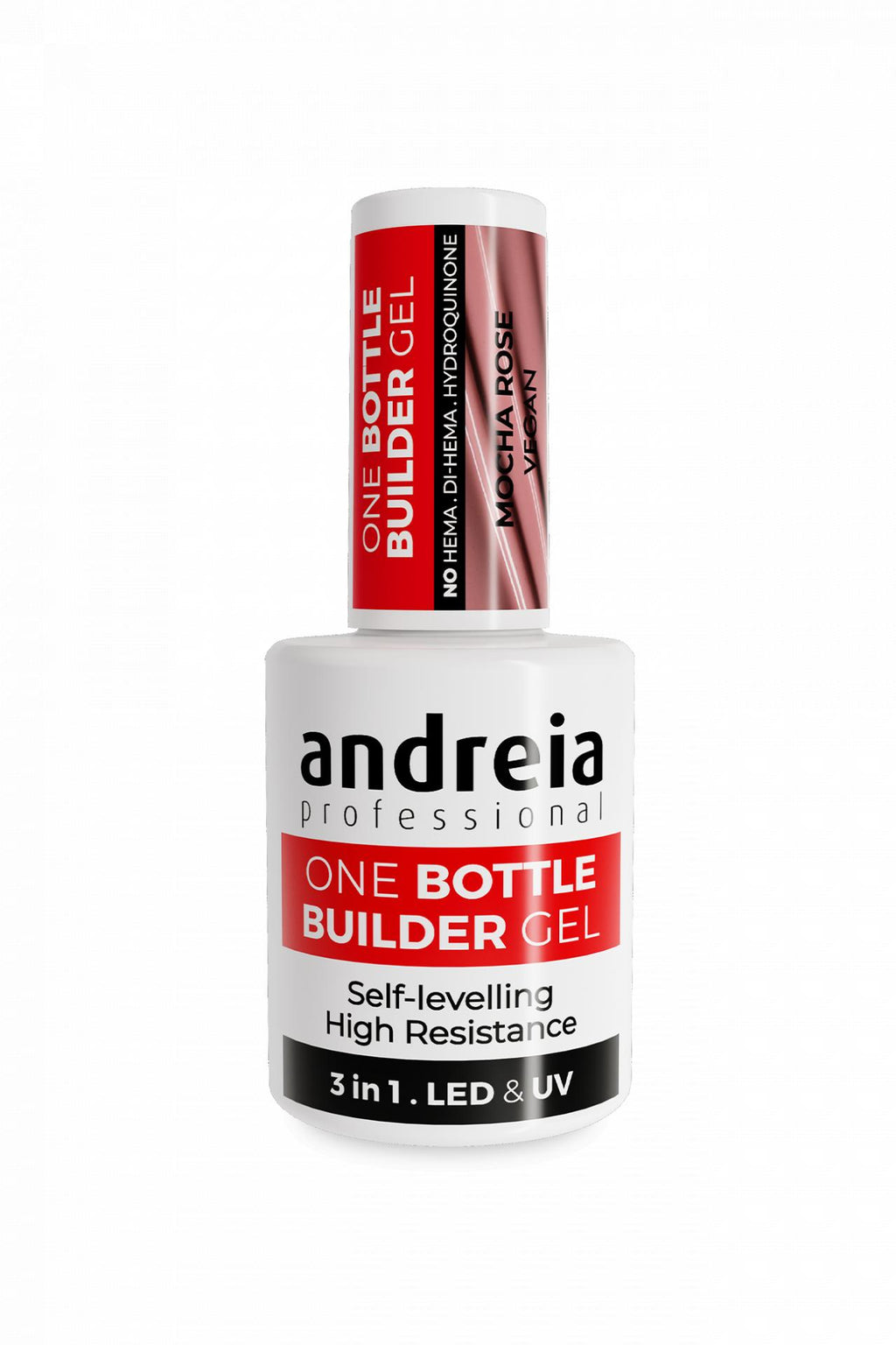 Andreia Professional One Bottle Builder Gel  - Gel de Construcción 3 en 1 - 14ml - Mocha Rose