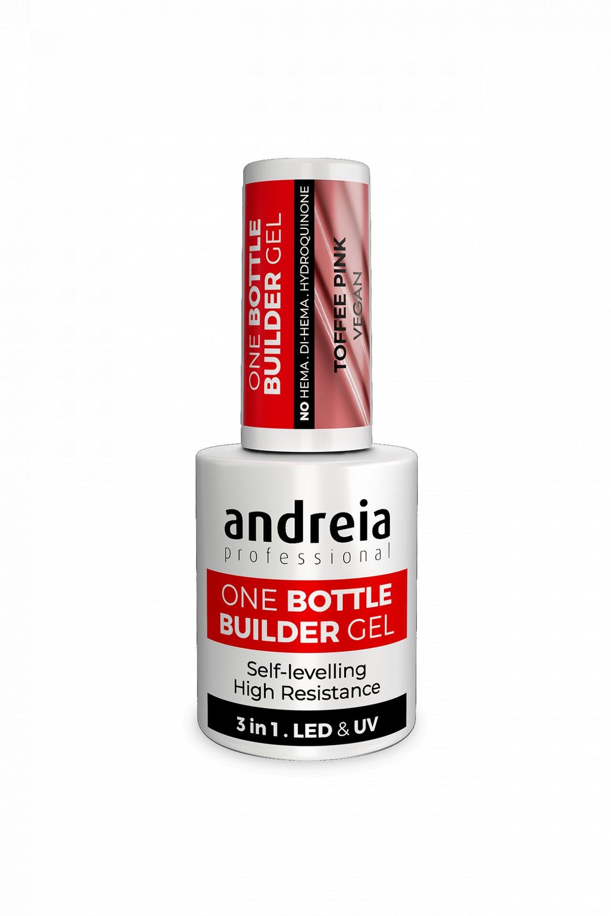 Andreia Professional One Bottle Builder Gel  - Gel de Construcción 3 en 1 - 14ml - Toffee Pink