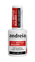 Andreia Professional One Bottle Builder Gel  - Gel de Construcción 3 en 1 - 14ml - Clear