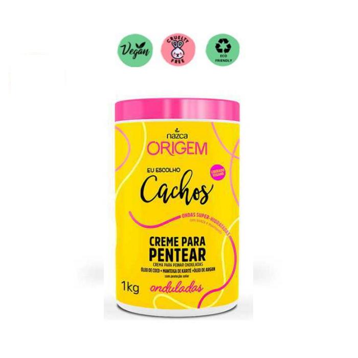 Origem Nazca Crema de Peinar  Onduladas 1Kg