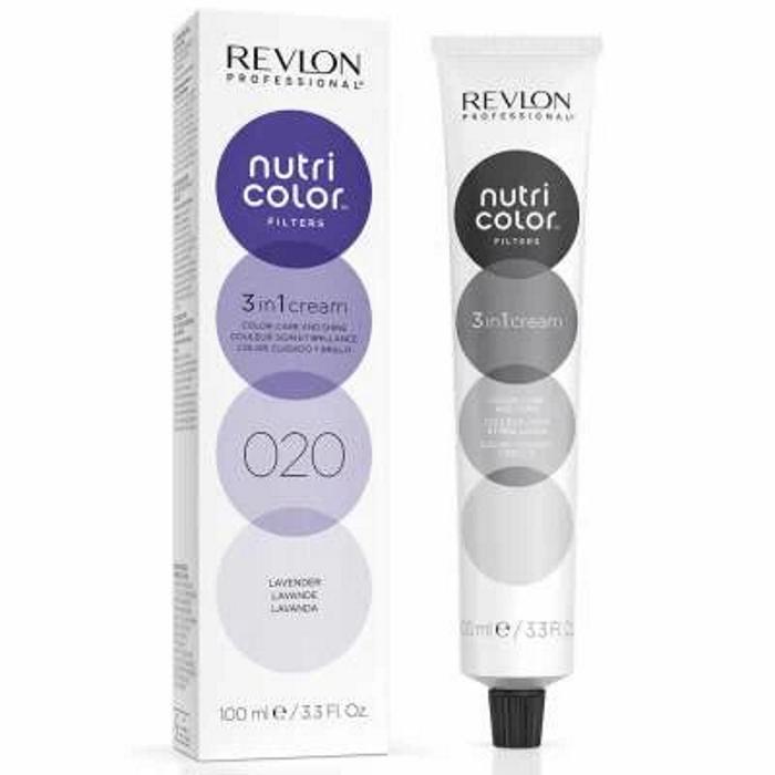 Revlon Profesional Nutri Color Mascarilla de Color Para el Pelo 100ml Lavanda 020