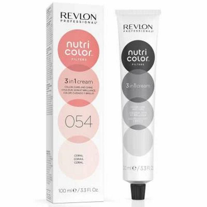 Revlon Profesional Nutri Color Mascarilla de Color Para el Pelo 100ml Coral 054