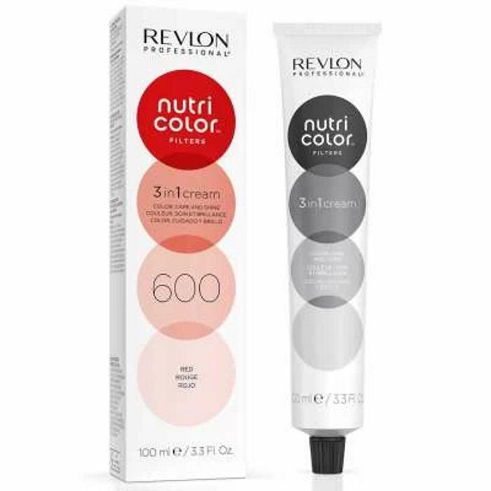 Revlon Profesional Nutri Color Mascarilla de Color Para el Pelo 100ml Rojo 600