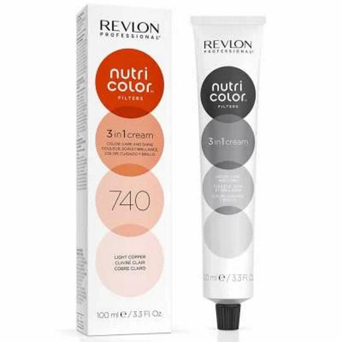 Revlon Profesional Nutri Color Mascarilla de Color Para el Pelo 100ml Cobre Claro 740