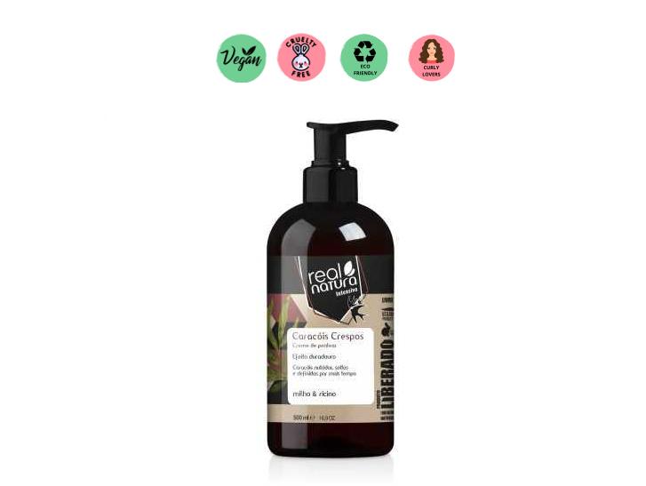 Real Natura Caracóis Crespos Creme de Pentear 500ml