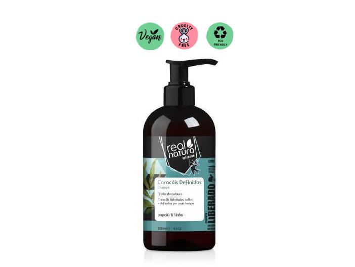 Real Natura Caracóis Definidos Champú 500ml
