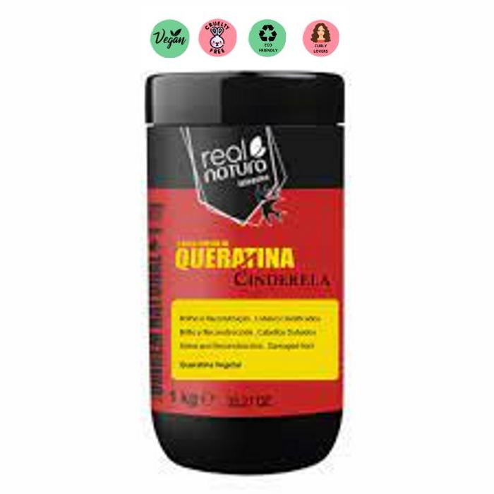 Real Natura Cinderela mascarilla de queratina carga rápida
