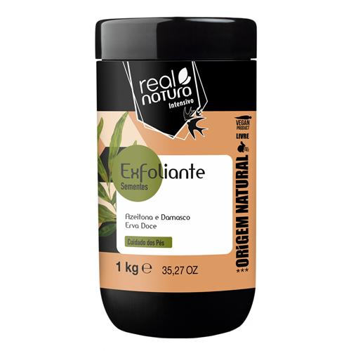 Real Natura Gel Exfoliante Pés Forte 1Kg