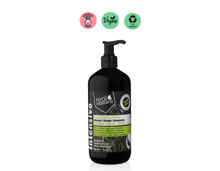 Real Natura PRO-Danificados Keratina champú 500ml