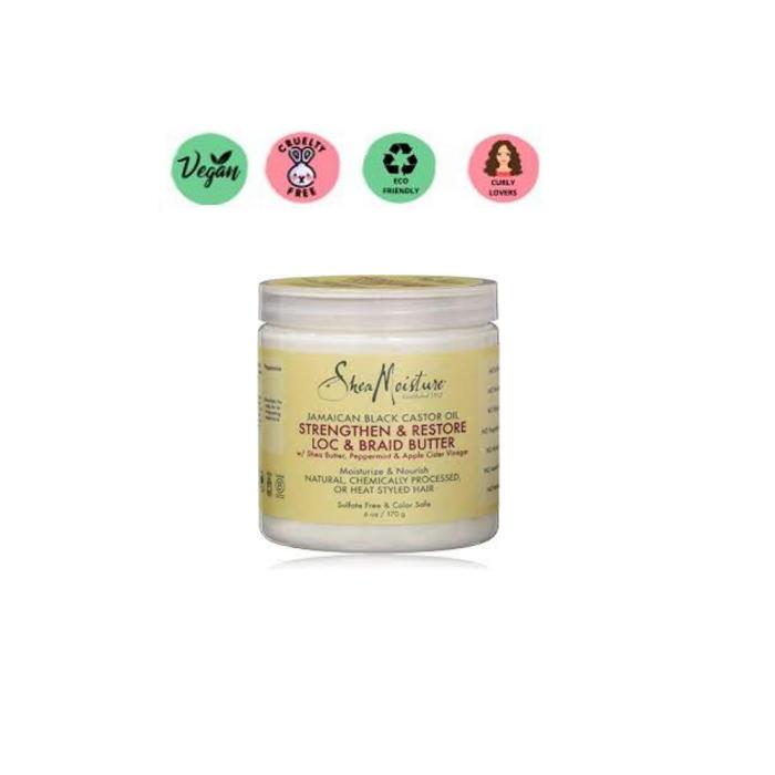 Shea Moisture Jamaican Black Castor Oil Loc & Braid Butter 170g