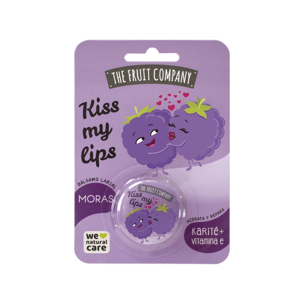 The Fruit Company Bálsamo Labial Moras KISS MY LIPS 10gr