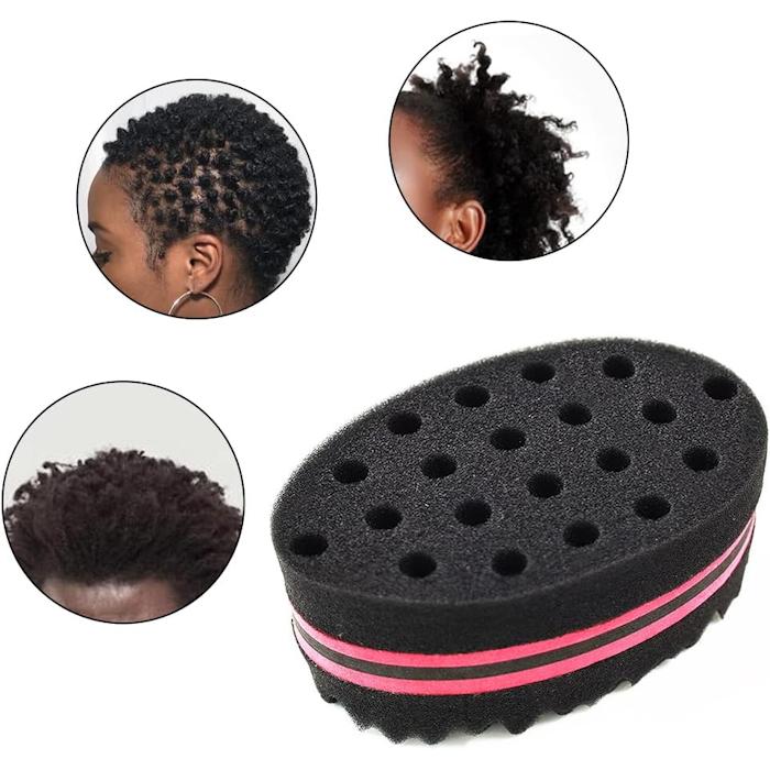 Cepillo de esponja para el cabello, Agujeros Grandes (14 mm)