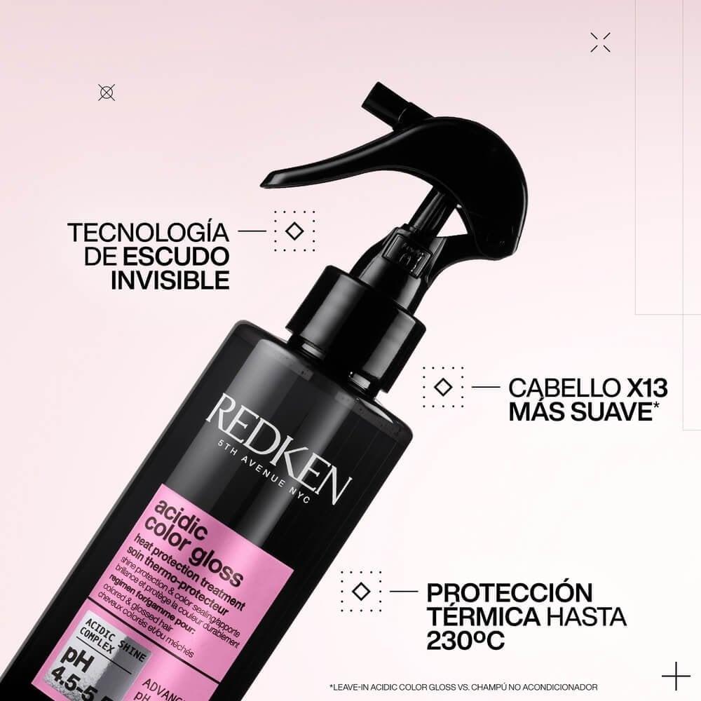 Redken Acidic Color Gloss protector térmico sin aclarado 190ml