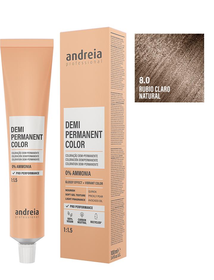 Andreia Coloración Demi Permanente 100ml - 8.0