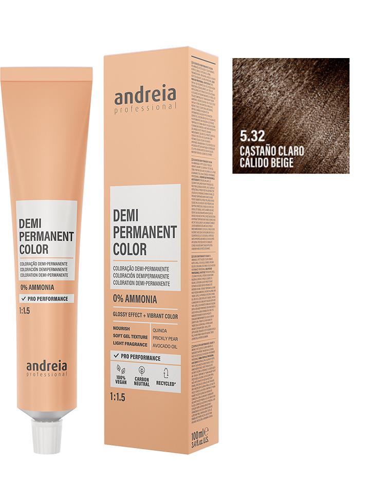 Andreia Coloración Demi Permanente 100ml - 5.32