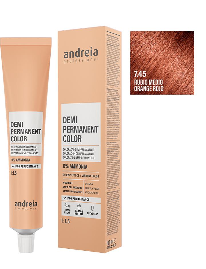 Andreia Coloración Demi Permanente 100ml - 7.45