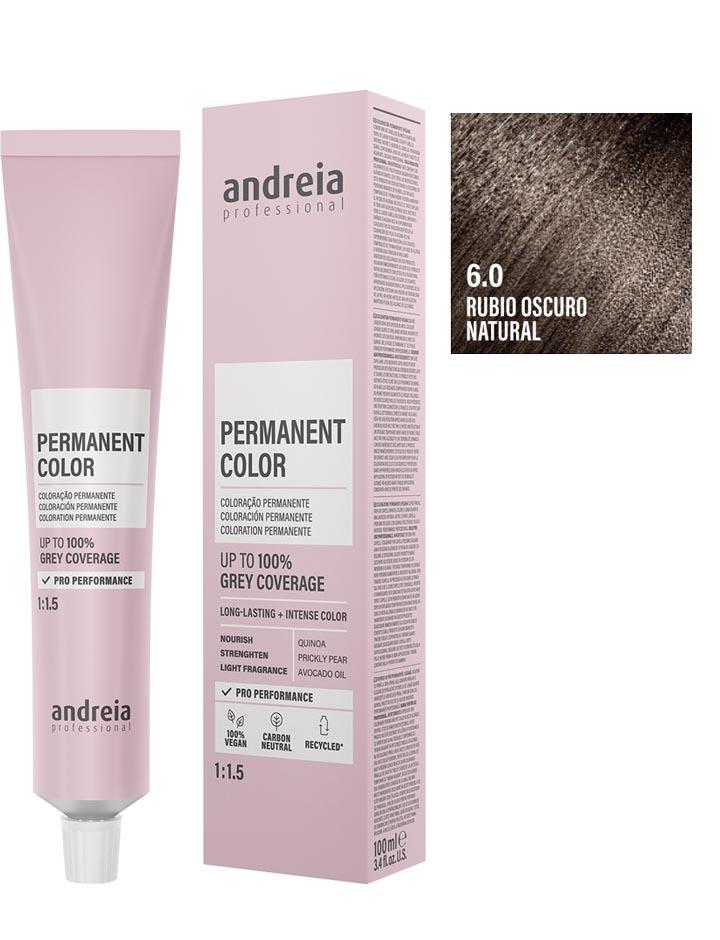 Andreia Coloración Permanente 100ml - 6.0