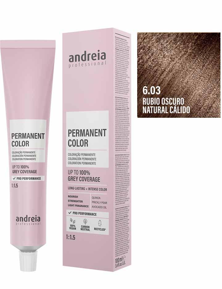 Andreia Coloración Permanente 100ml - 6.03
